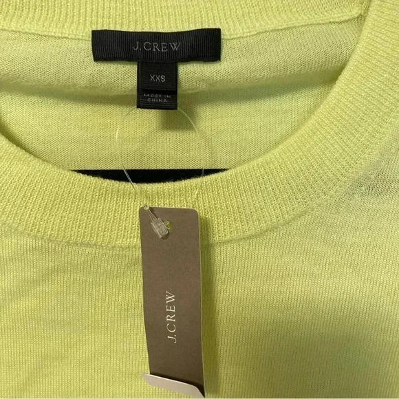 NWT J. Crew Tippi 100% merino  wool yellow sweater - Picture 4 of 4